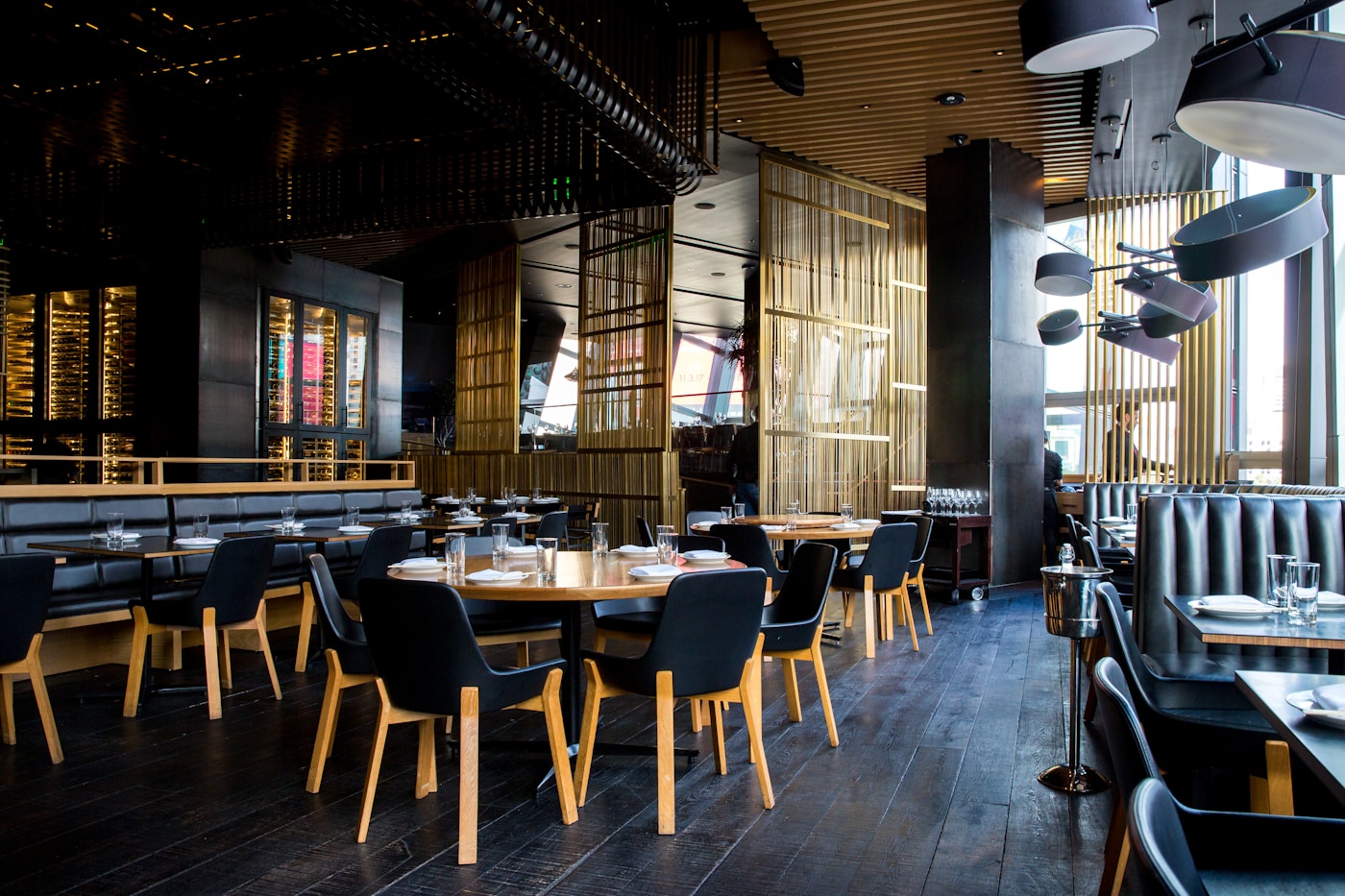 Busy restaurant dining room representing multi-outlet operations